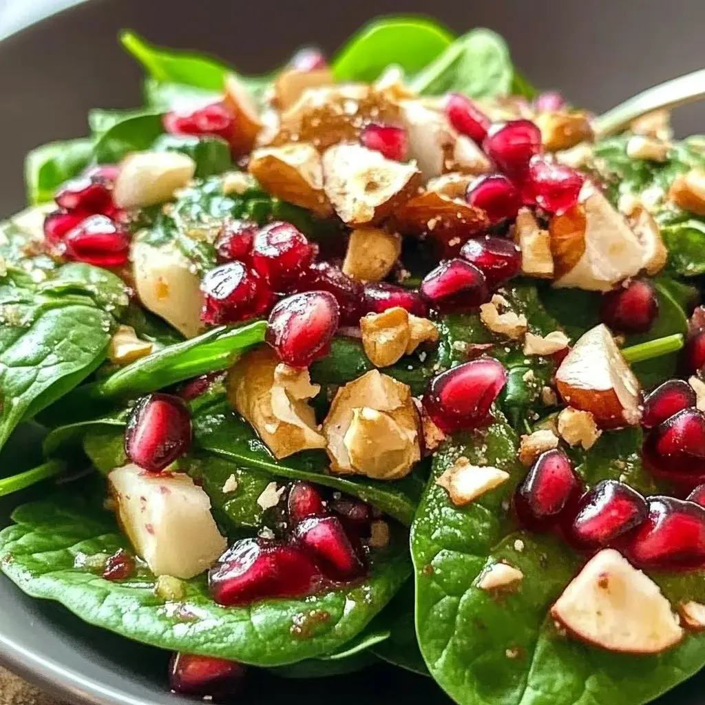 pomegranate spinach salad