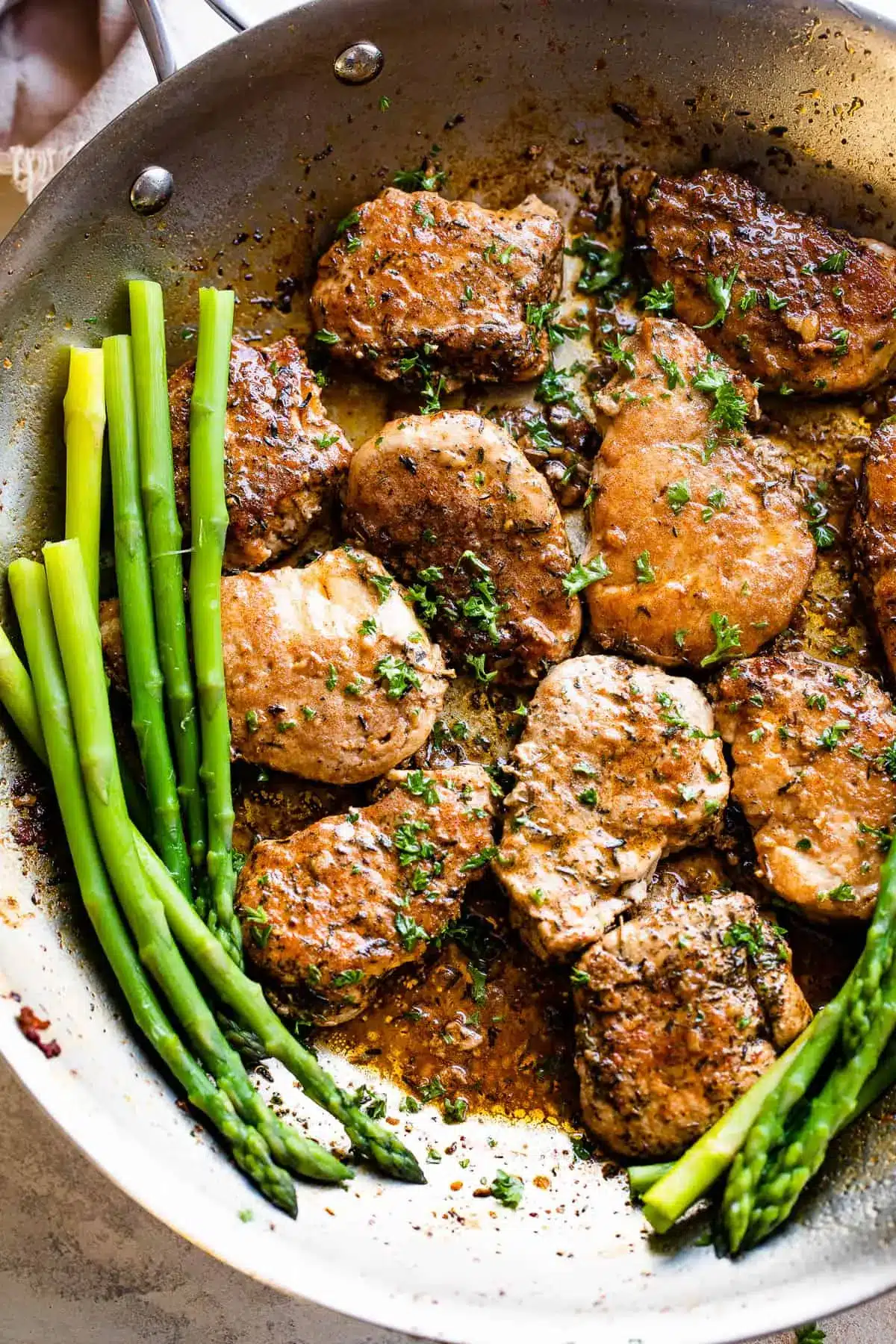 pork medallions with pan sauce