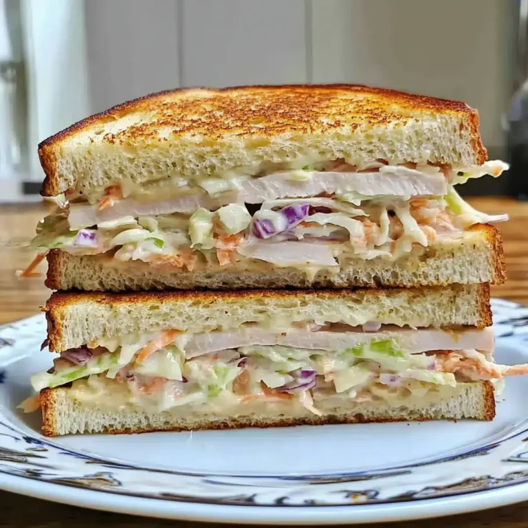 Ultimate Rachel Sandwich with Delicious Creamy Coleslaw
