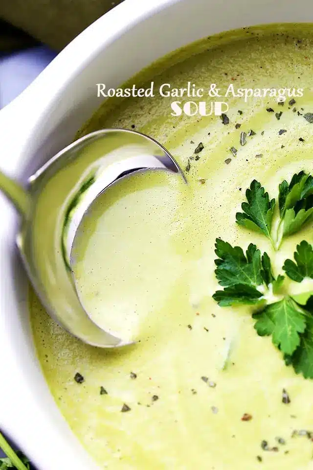 roasted asparagus soup