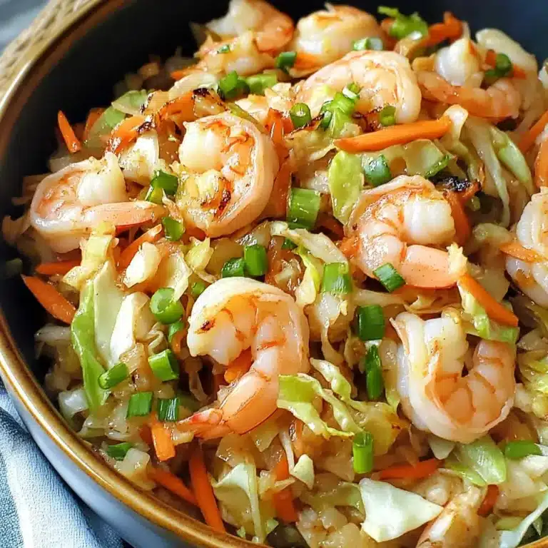 shrimp egg roll in a bowl