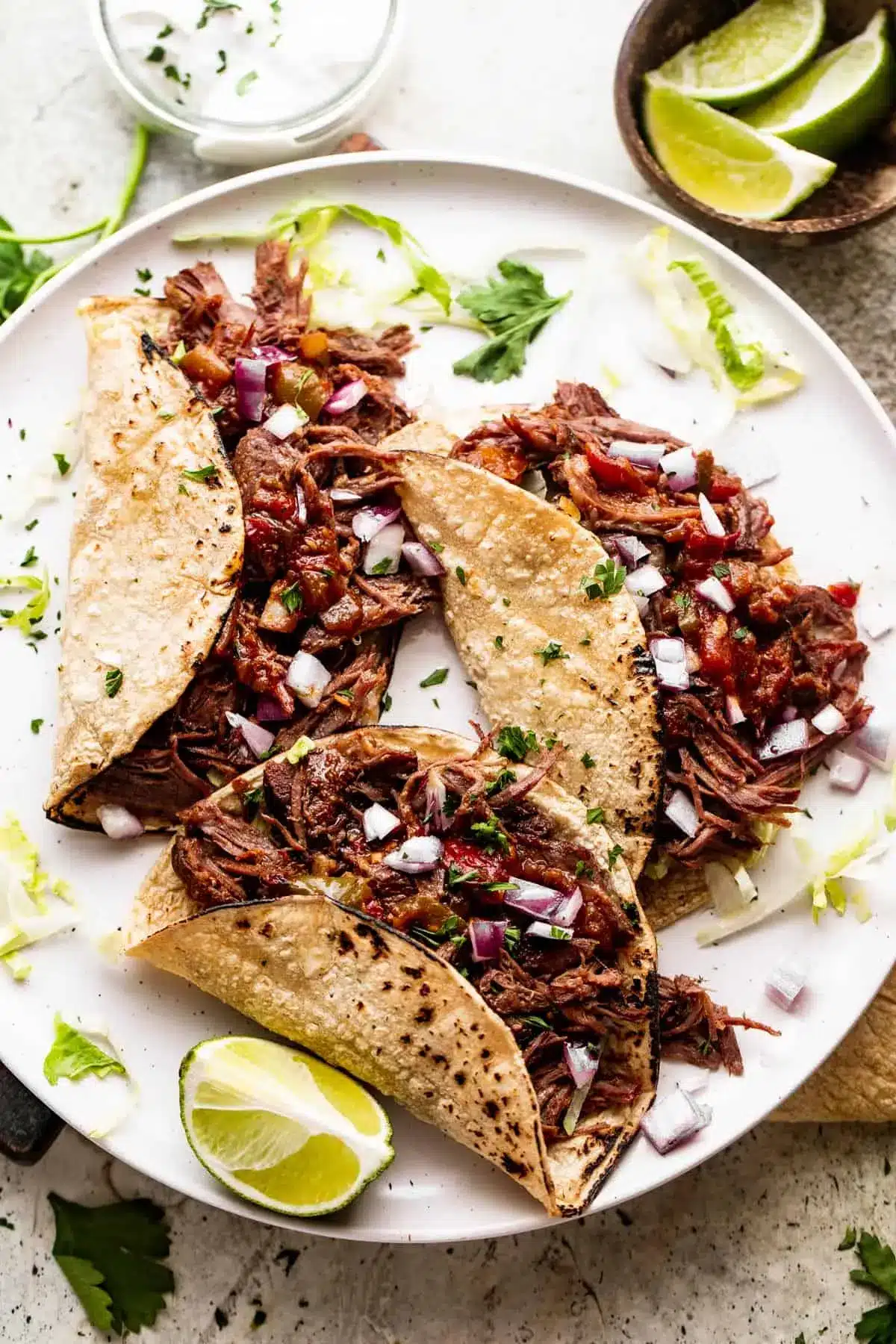slow cooker beef machaca