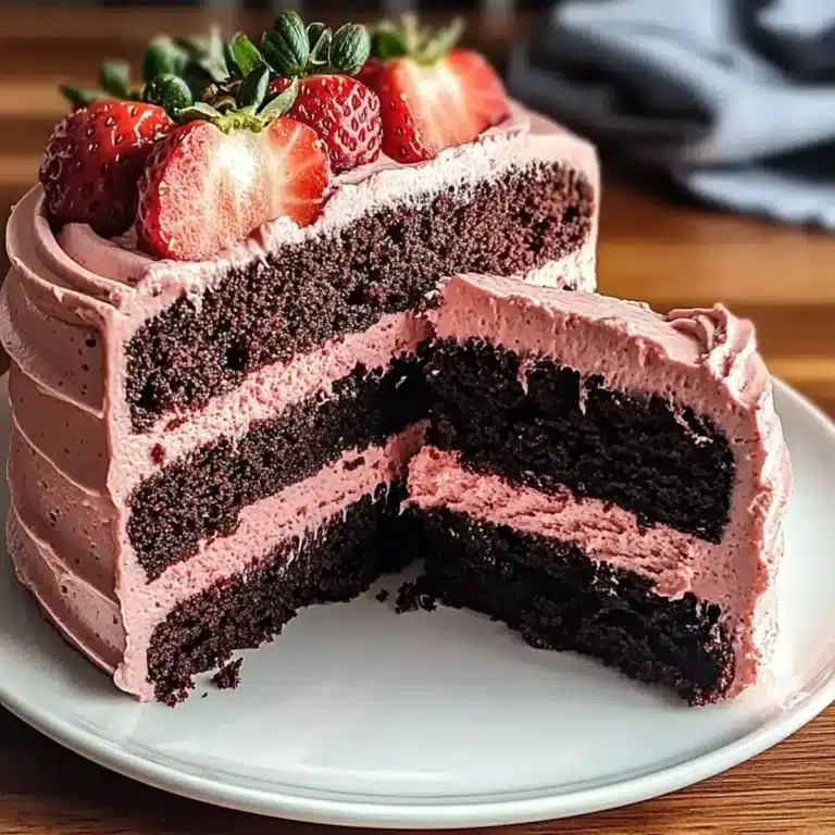 strawberry chocolate cake