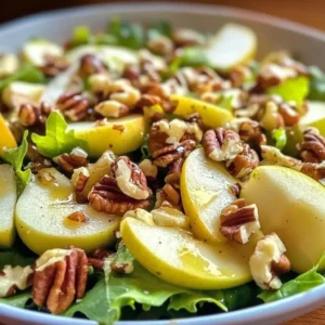 Winter Apple Walnut Salad