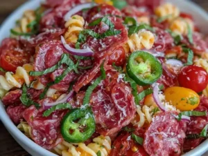 Zesty Italian Antipasto Pasta Salad