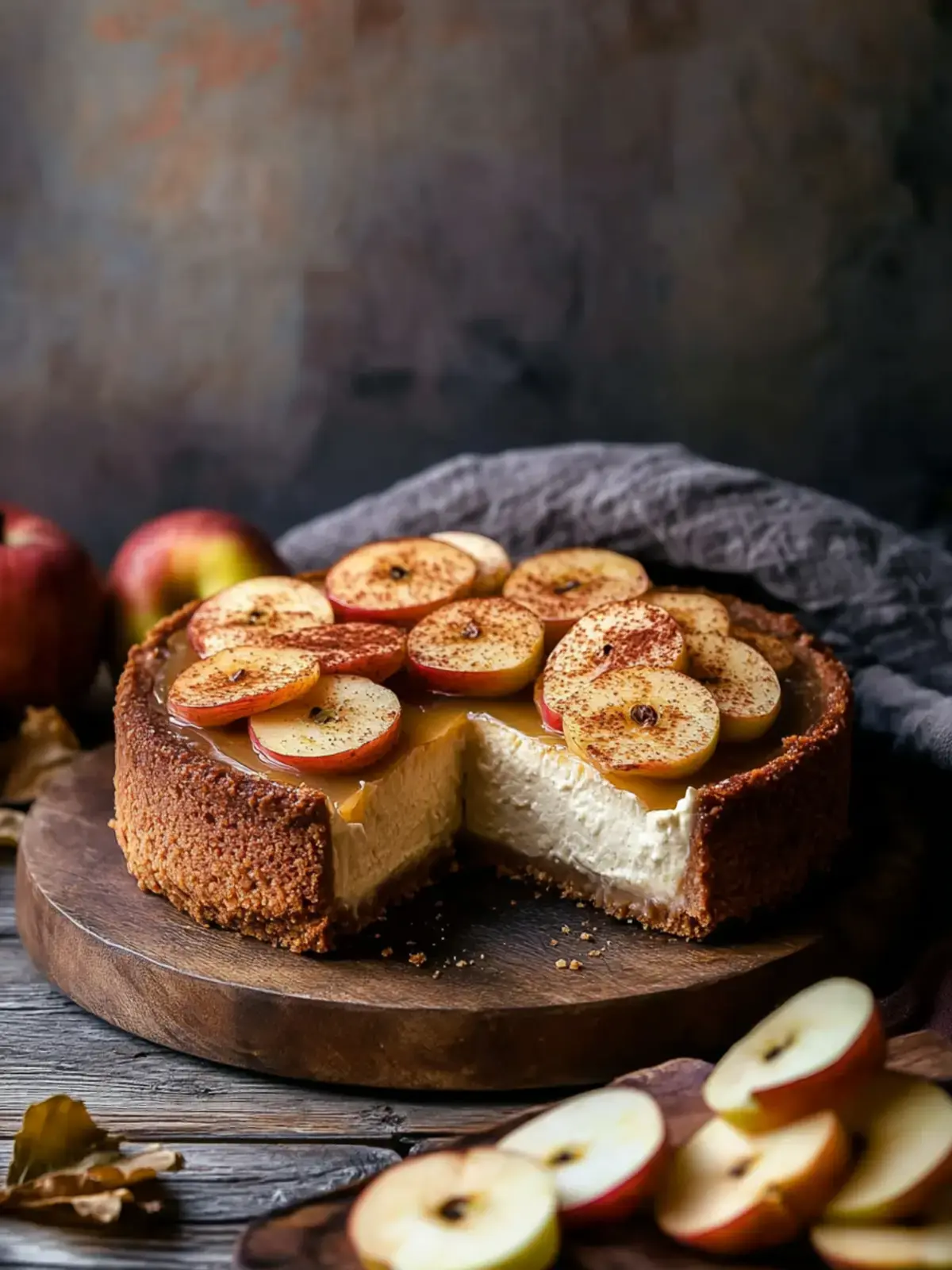 Apple Cider Cheesecake