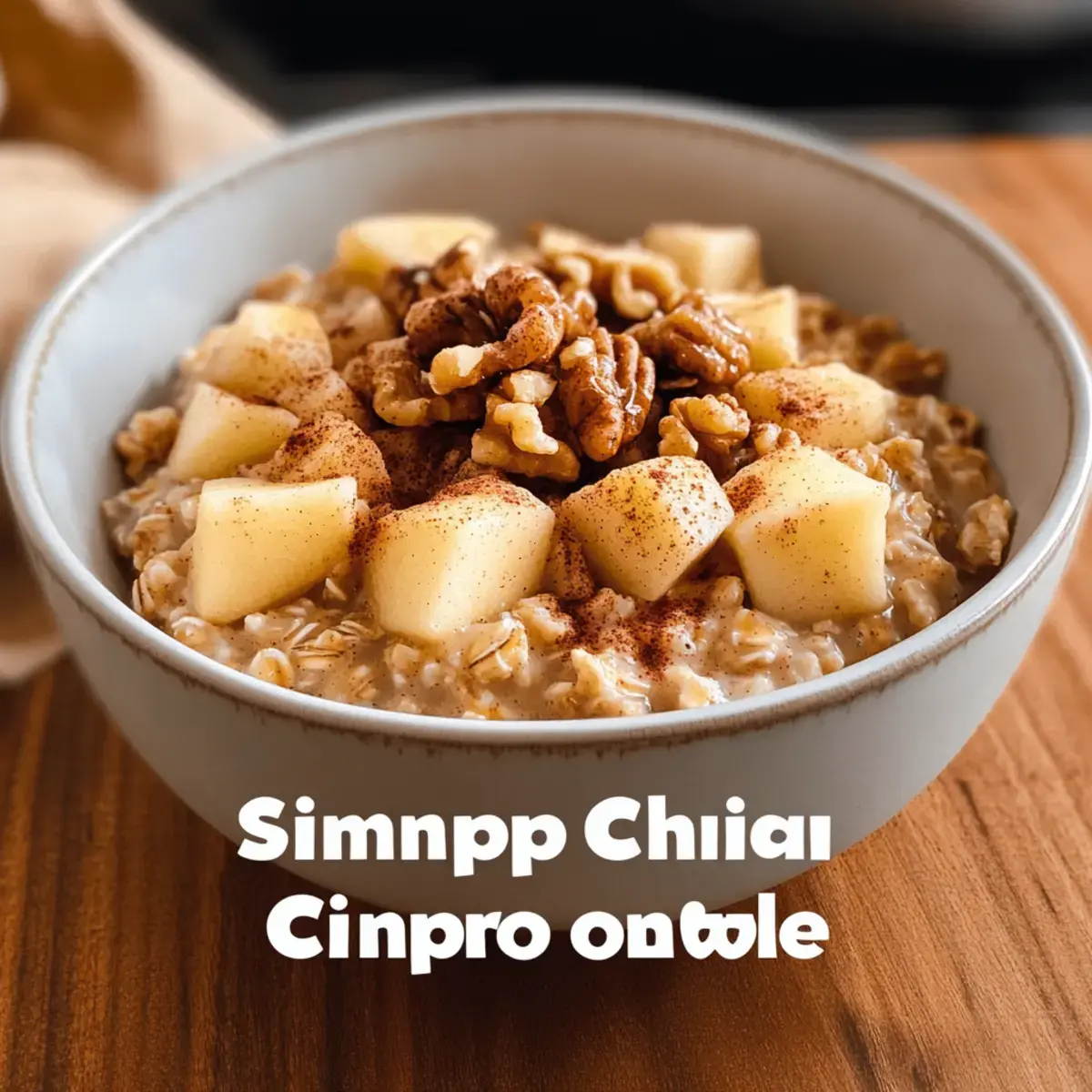 Apple Cinnamon Oat Bowl
