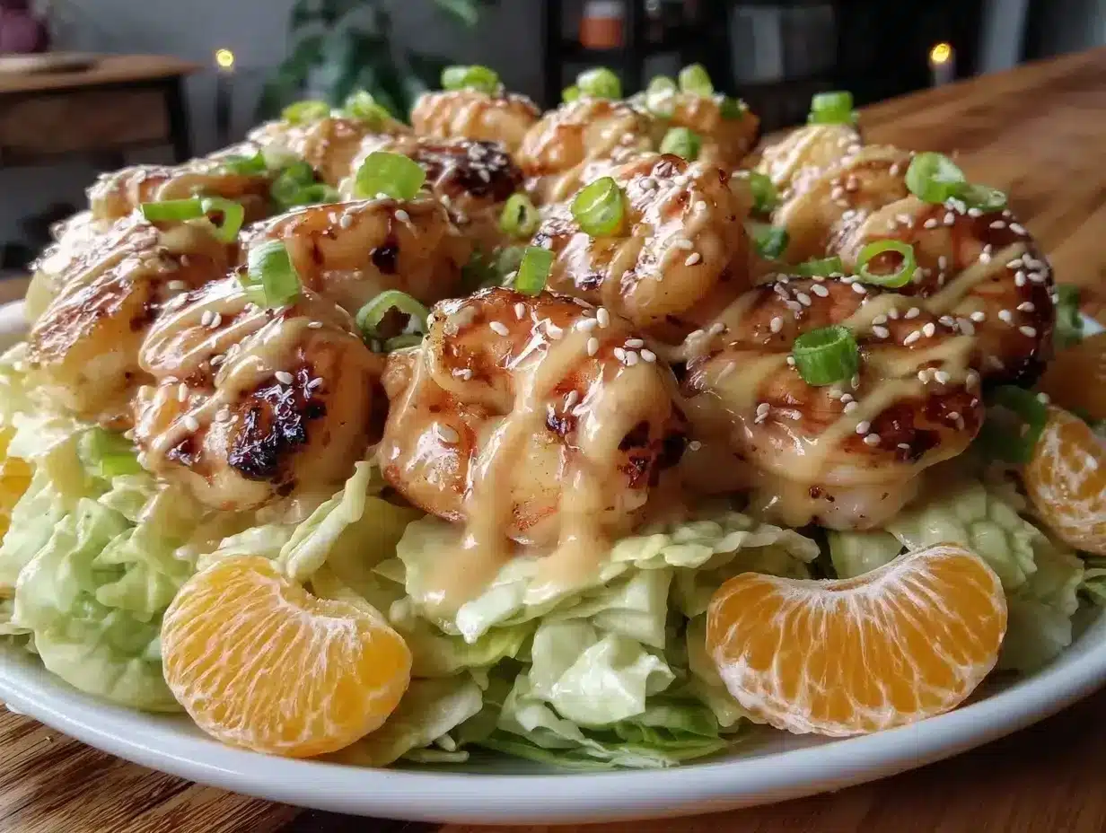 Asian sesame shrimp salad