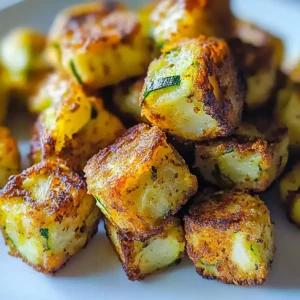 Baked Zucchini Potato Tots