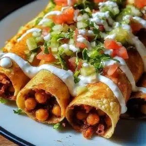 Buffalo Chickpea Taquitos: 5 Irresistible Flavor Bombs