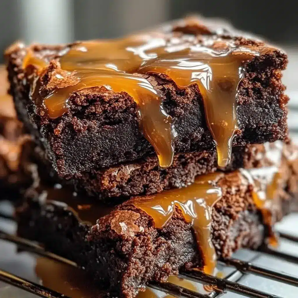 Caramel Chocolate Brownies
