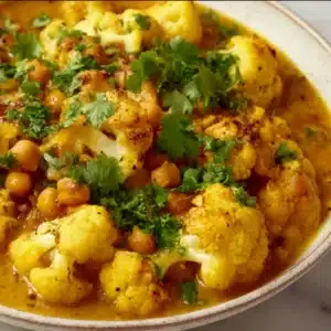 Cauliflower Chickpea Curry