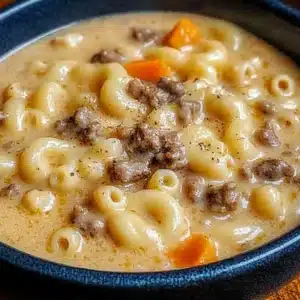 Cheeseburger Macaroni Soup: Creamy Comfort in Every Bowl