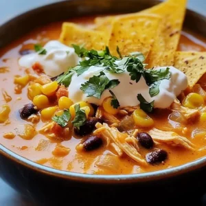 Easy Chicken Tortilla Soup