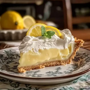 Church Supper Lemon Icebox Pie