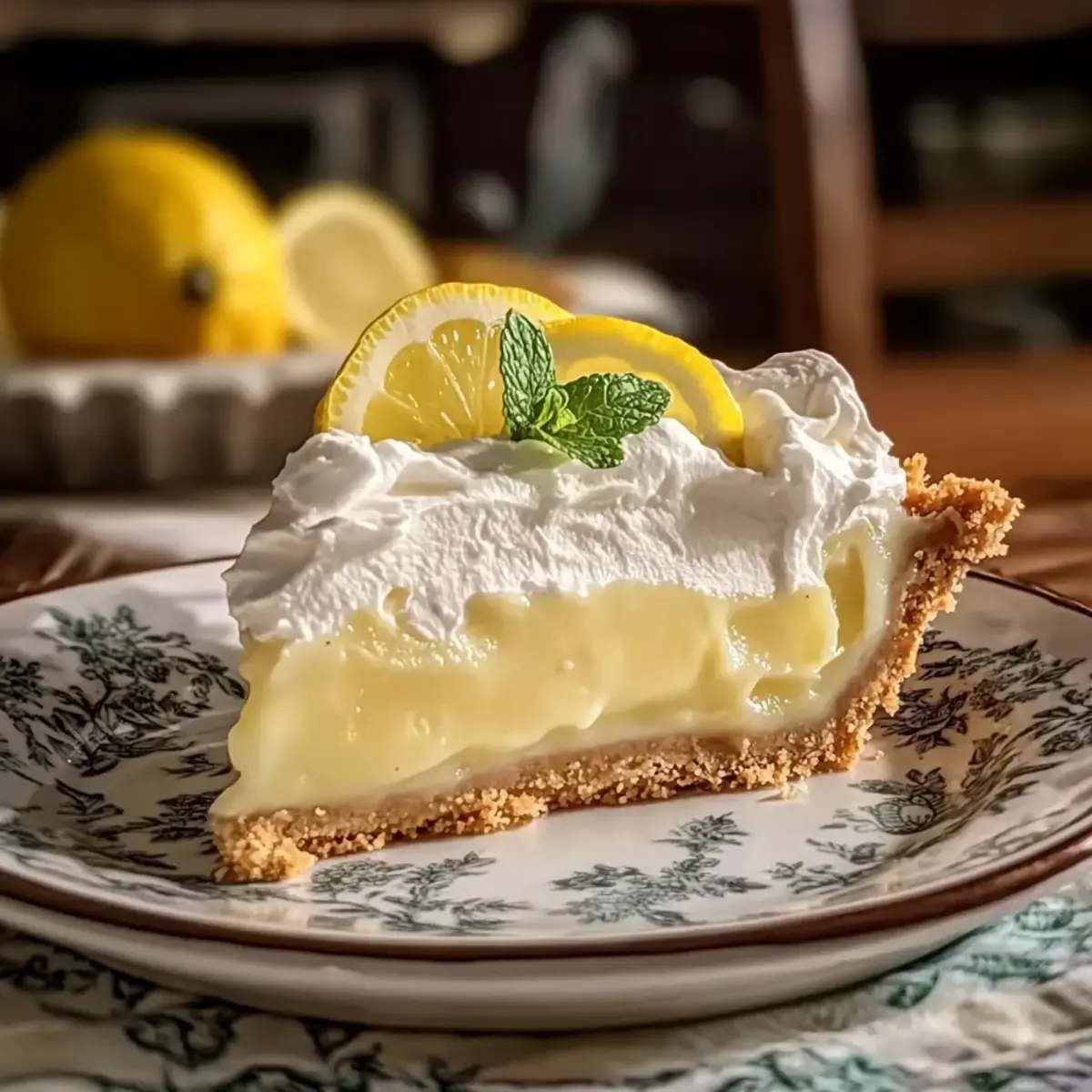 Church Supper Lemon Icebox Pie