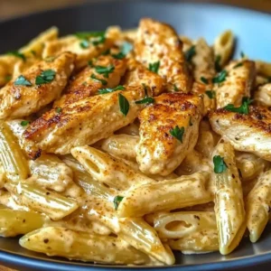 Creamy Cajun Chicken Penne Pasta