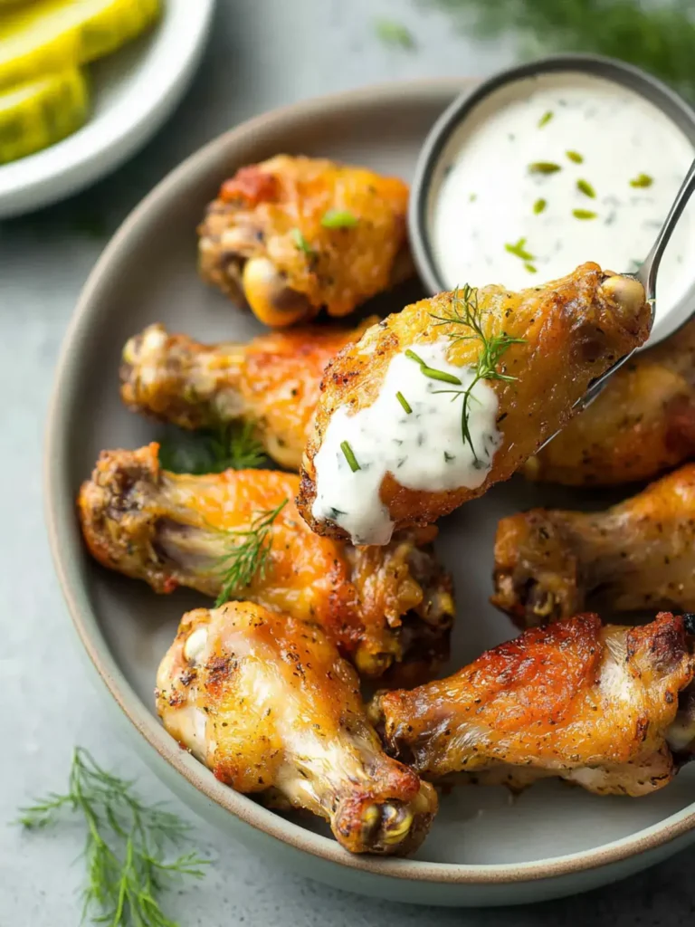 Dill Pickle Chicken Wings