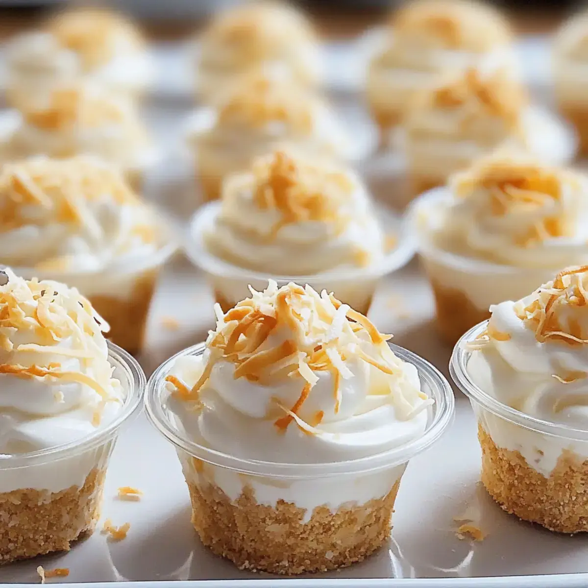 Dreamy Coconut Cream Pie Dessert Cups