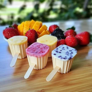 Fruity Yogurt Pops