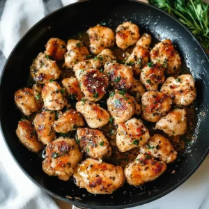 Easy Garlic Butter Chicken Bites