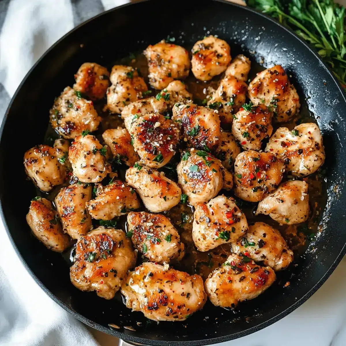 Garlic Butter Chicken Bites