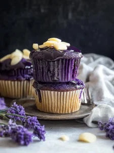 Giant Gluten Free Ube White Chocolate Muffins