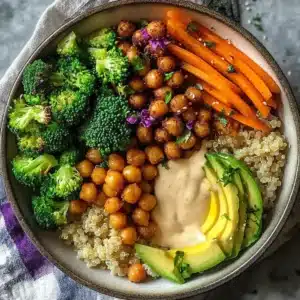 Healthy Lentil Buddha Bowl