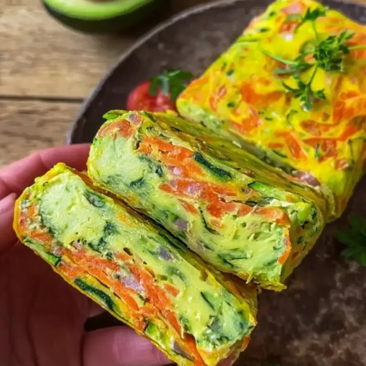 Healthy vegetable roll