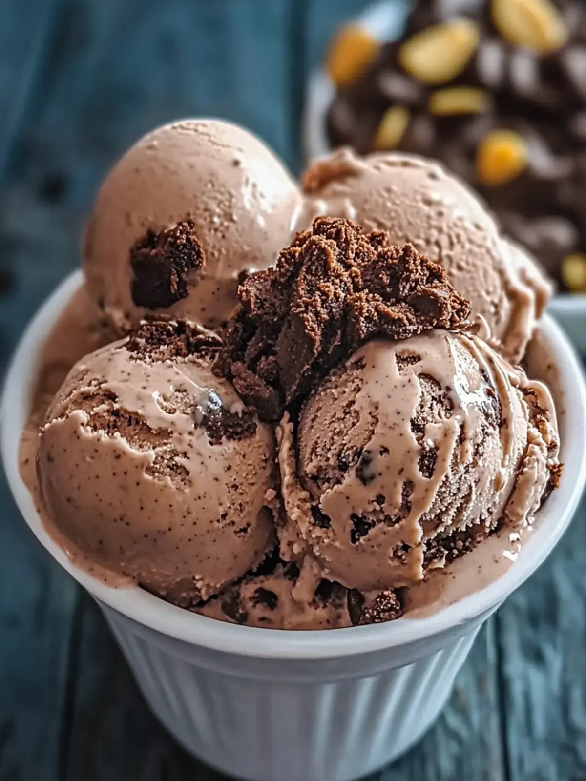 Homemade Brownie Batter Ice Cream