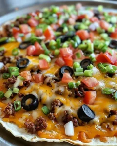 Homemade Mexican Pizza