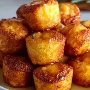Southern-Style Honey Butter Cornbread Poppers