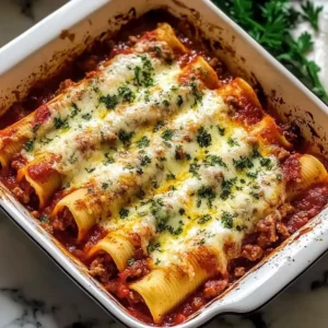 Italian Sausage Manicotti
