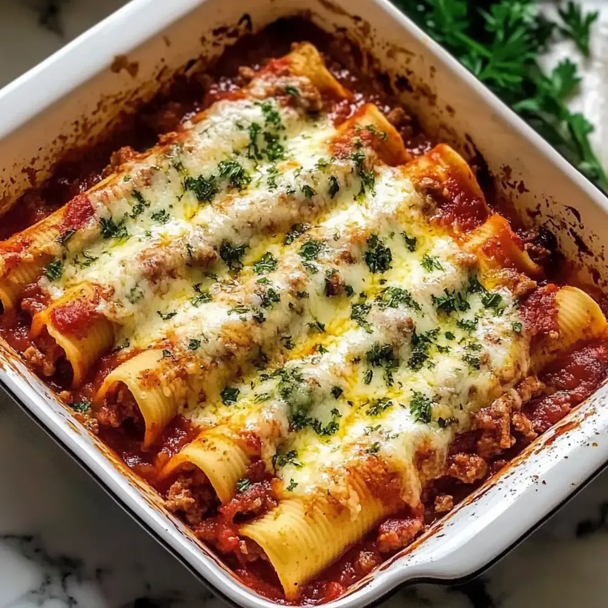 Italian Sausage Manicotti