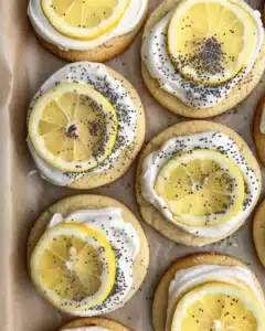 Lemon Poppy Seed Cheesecake Cookies