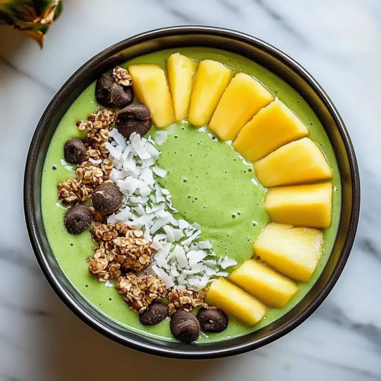 Lime Coconut Smoothie Bowl