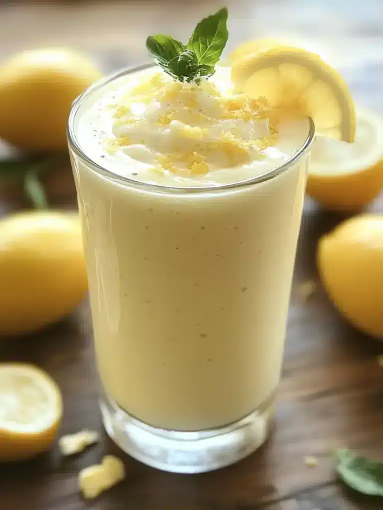 Luscious Lemon Cheesecake Smoothie