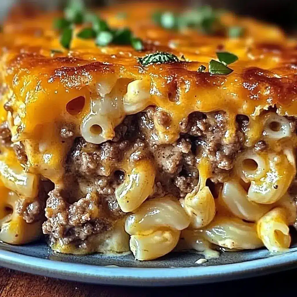 Mac and Cheese Meatloaf Casserole