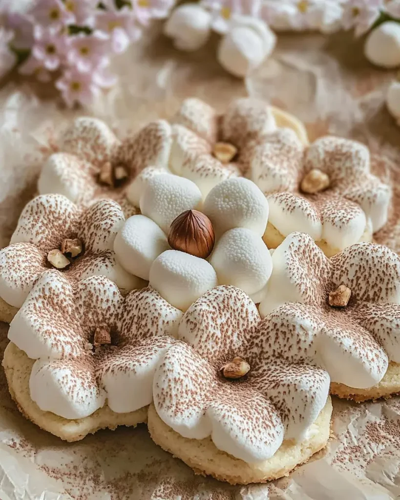 Marshmallow Flower Cookies