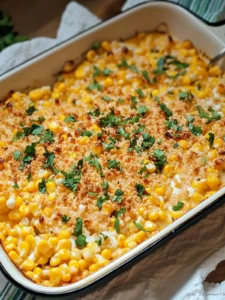 Delicious Mexican Street Corn Casserole