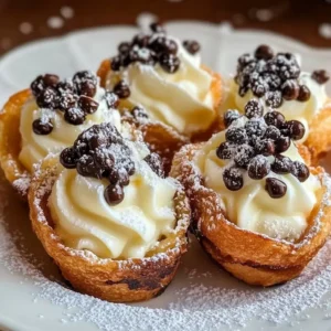 Mini Cannoli Cups Delight