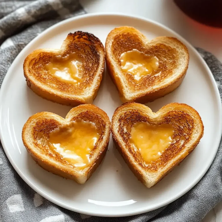Mini Grilled Cheese Hearts