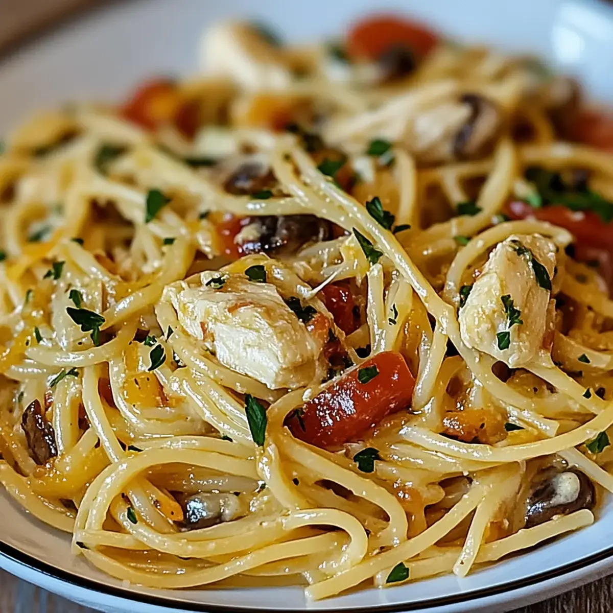 Monterey Chicken Spaghetti