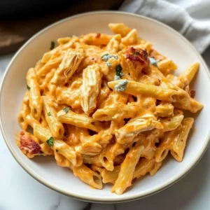 One Pot Buffalo Chicken Pasta