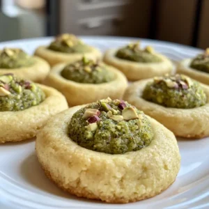Delightfully Nutty Pistachio Thumbprint Cookies