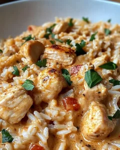 Pollo Cremoso Arroz