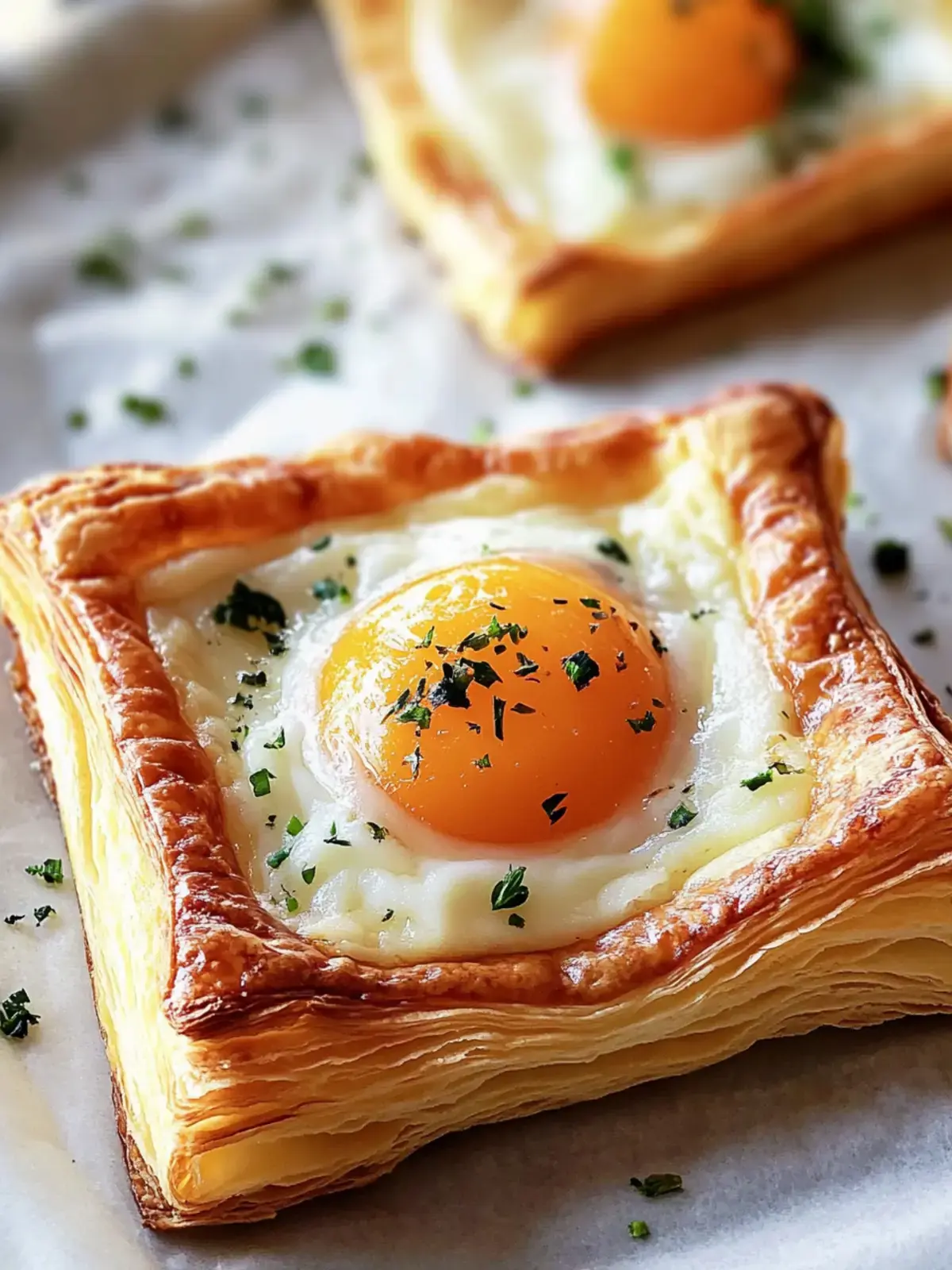 Puff Pastry Croque Madame