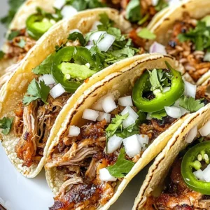 Pulled Beef Carnitas Street Tacos