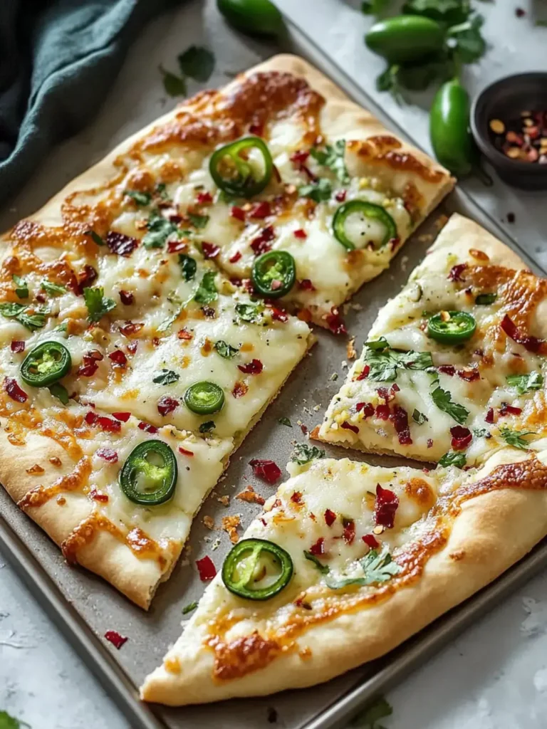 Quick Jalapeño Popper Flatbread