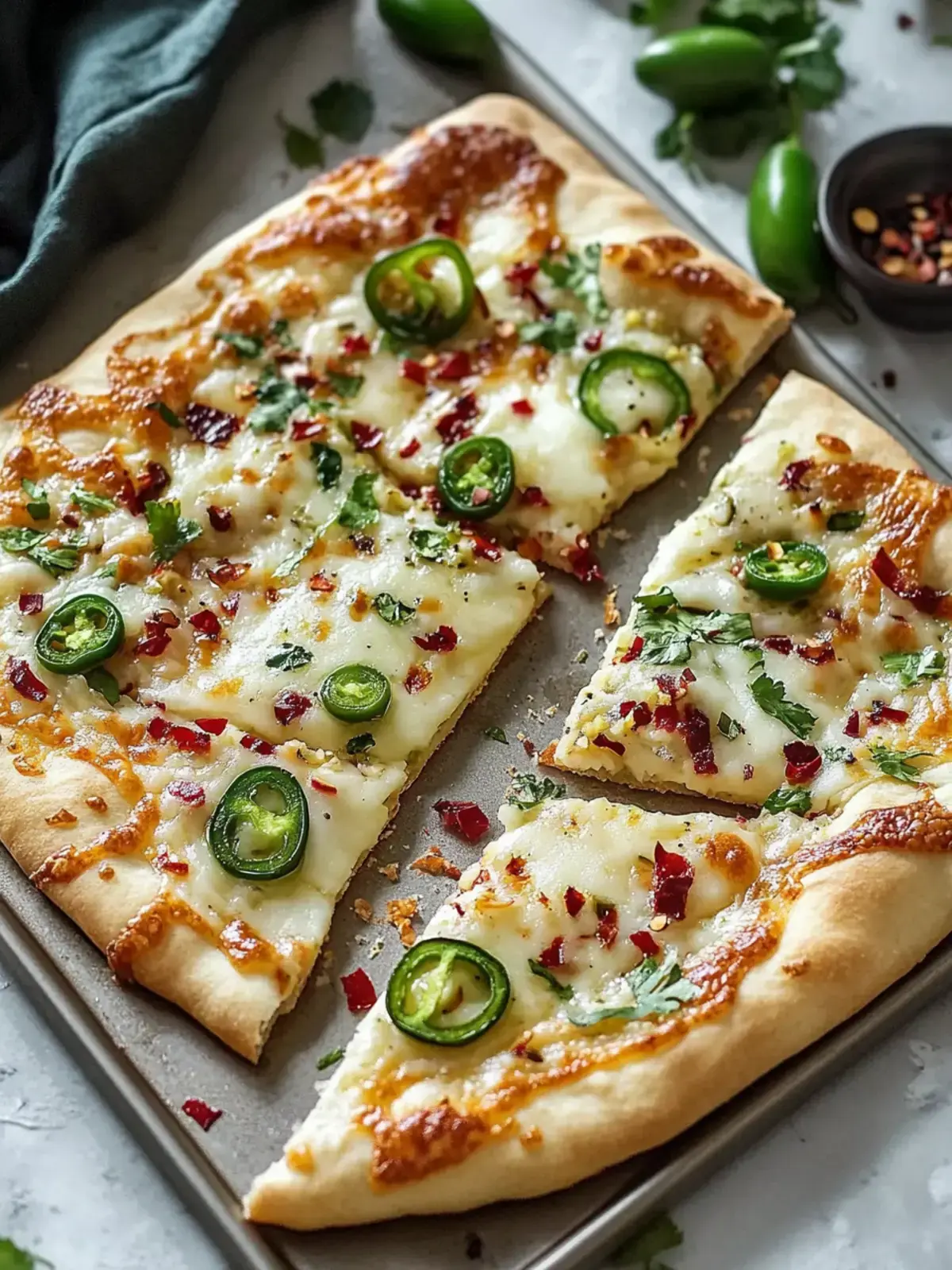Quick Jalapeño Popper Flatbread